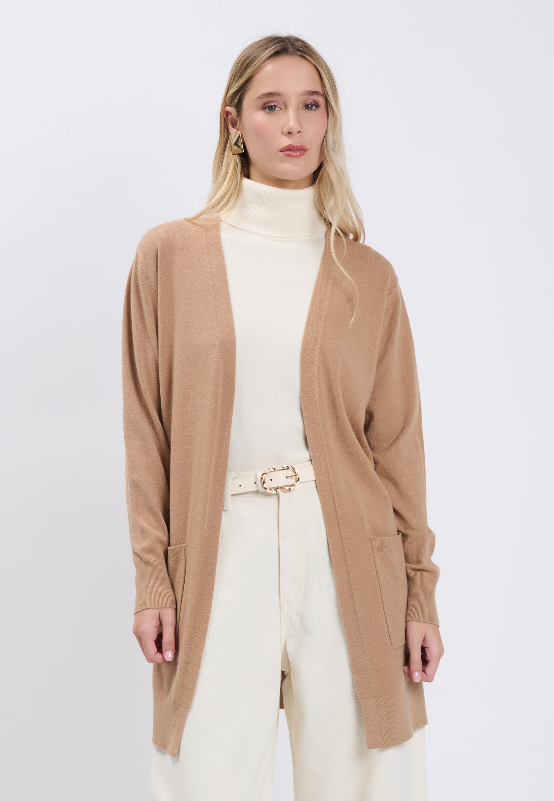 CARDIGAN Camel 04J7861