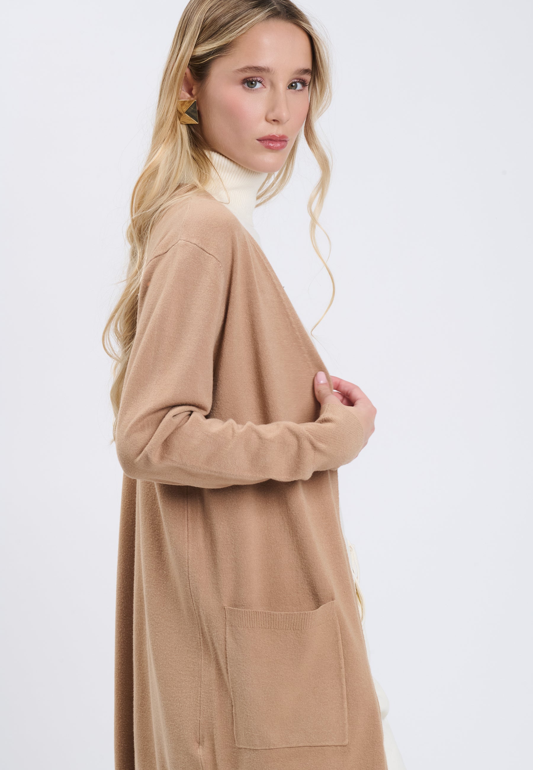 CARDIGAN Camel 04J7861