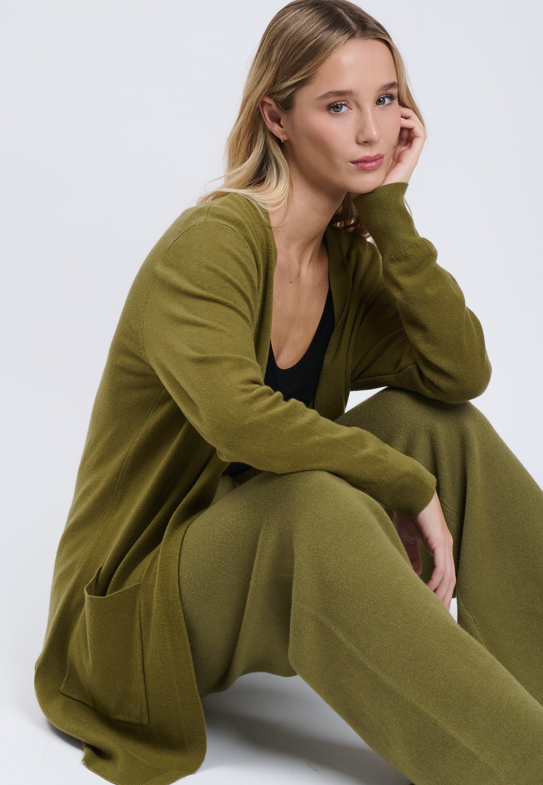 CARDIGAN Olive 04J7861