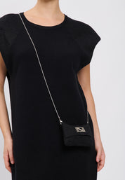 DRESS WITH BAG Black 04J7869