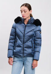 PADDED JACKET Indigo 04N1075