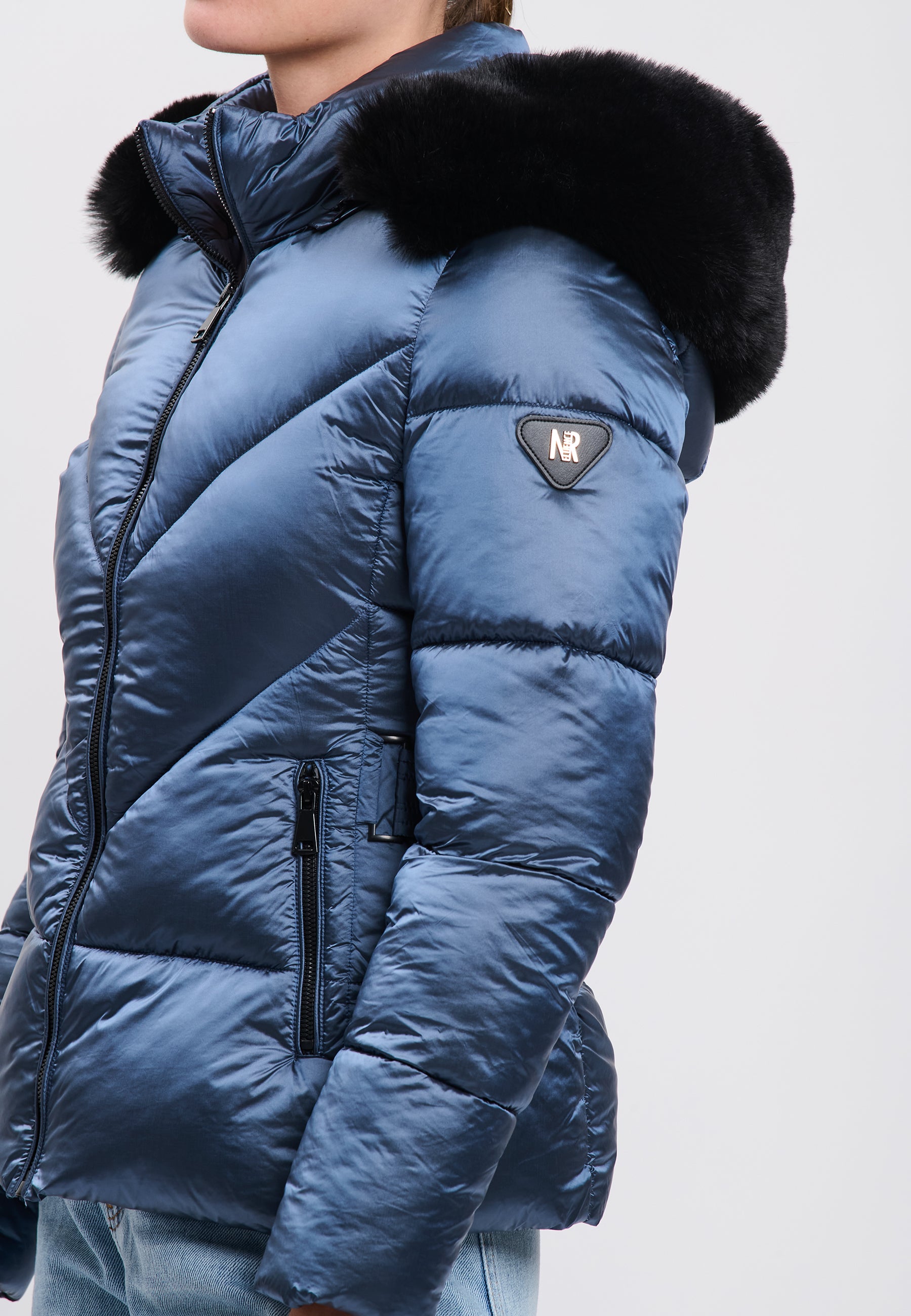 PADDED JACKET Indigo 04N1075