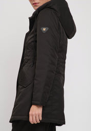 DOUBLE FACE PADDED JACKET Black 04N870