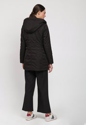 DOUBLE FACE PADDED JACKET Black 04N870