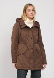 DOUBLE FACE PADDED JACKET Brown 04N870