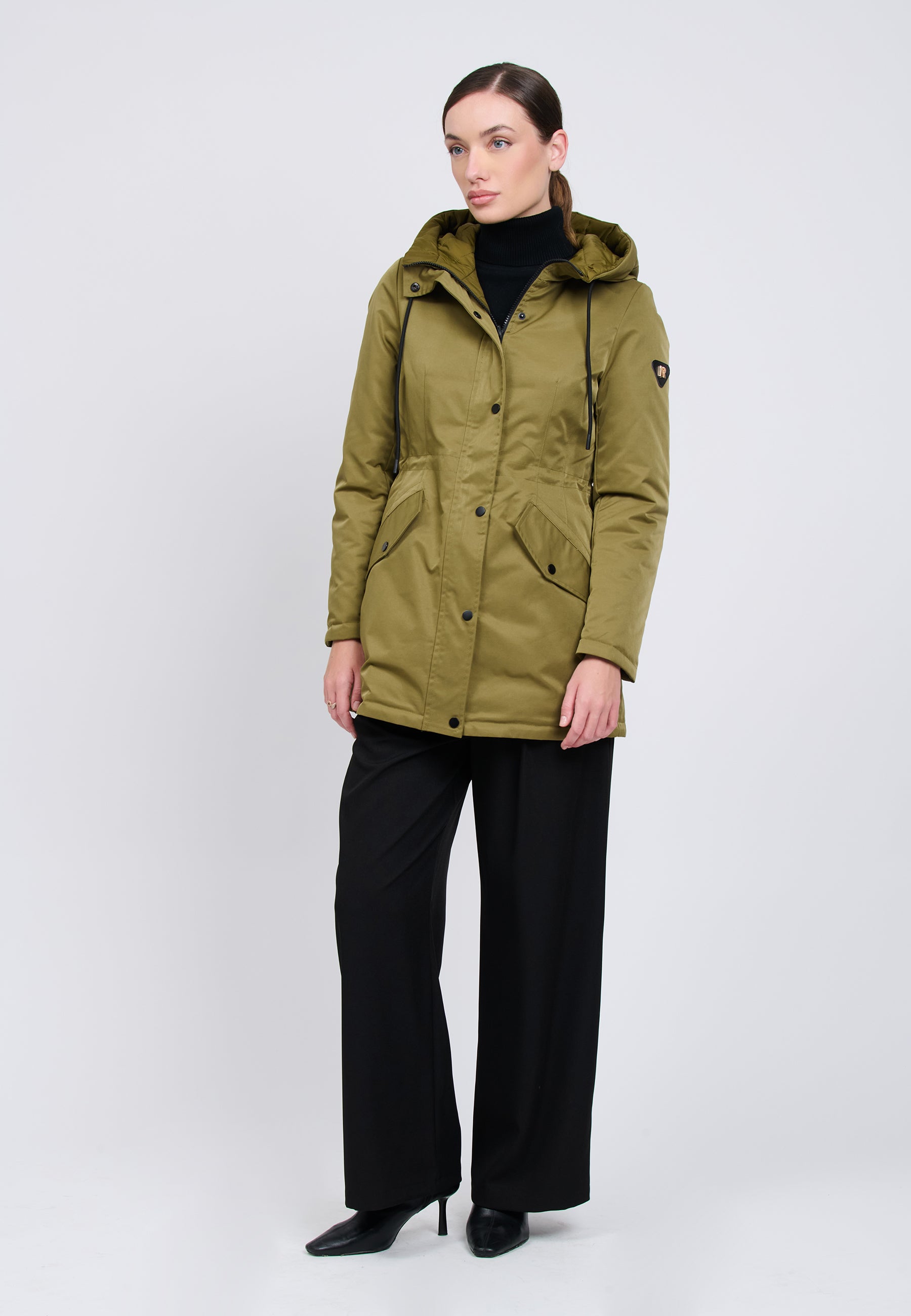 DOUBLE FACE PADDED JACKET Olive 04N870