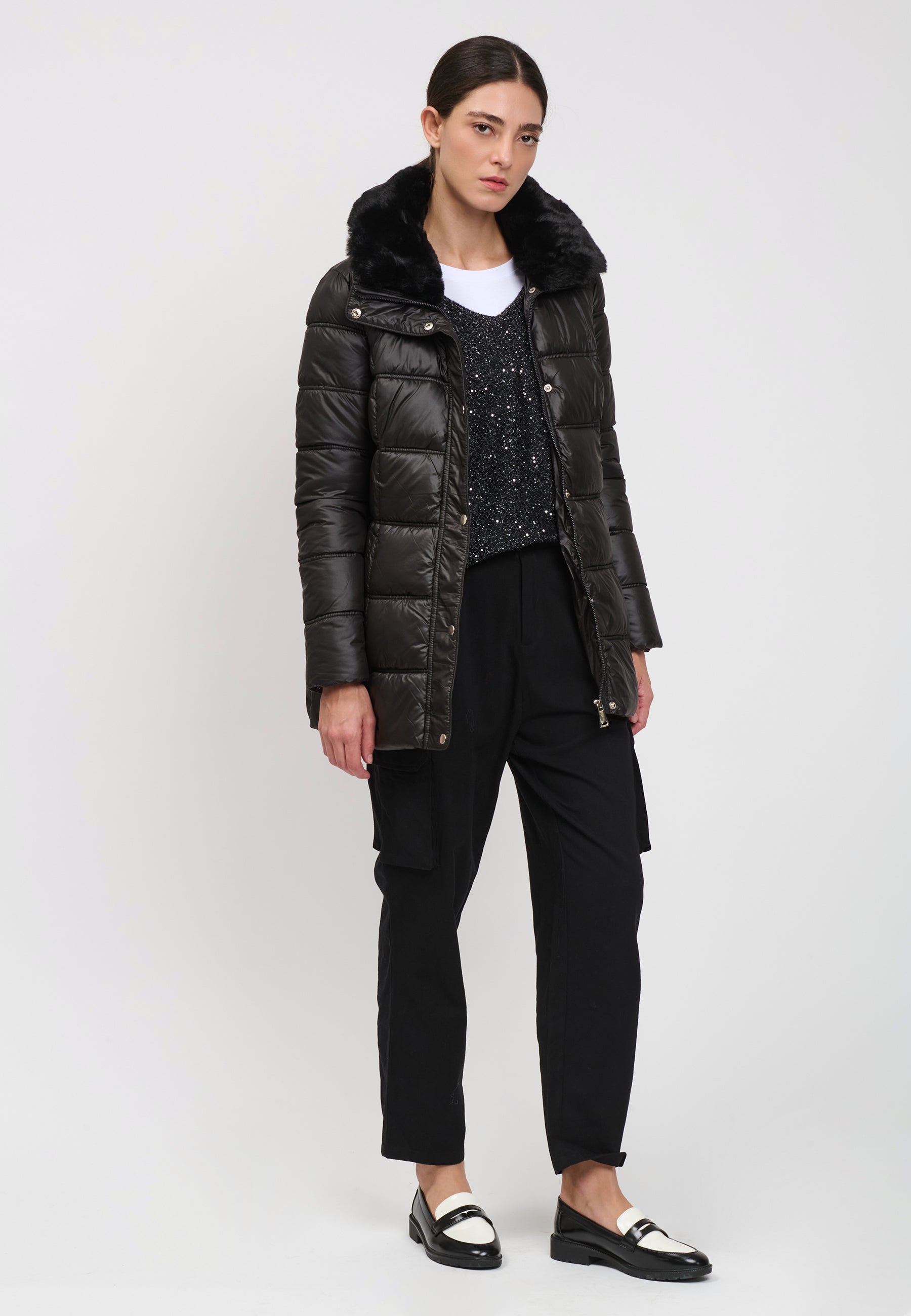 PADDED JACKET Black 04N9119