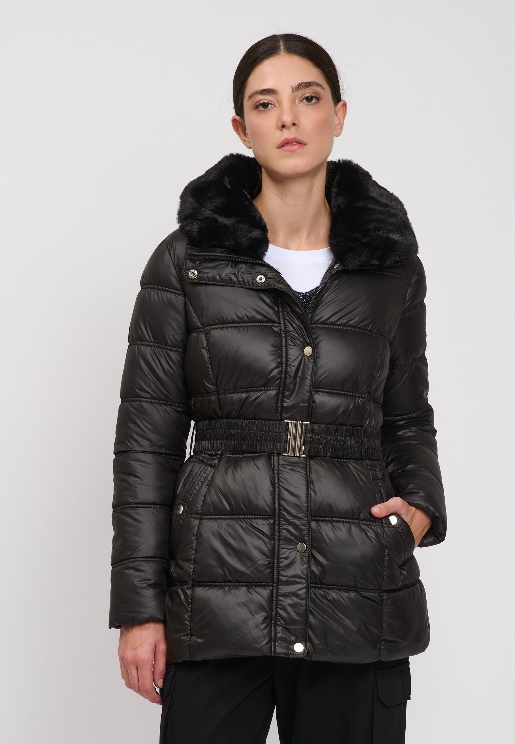 PADDED JACKET Black 04N9119
