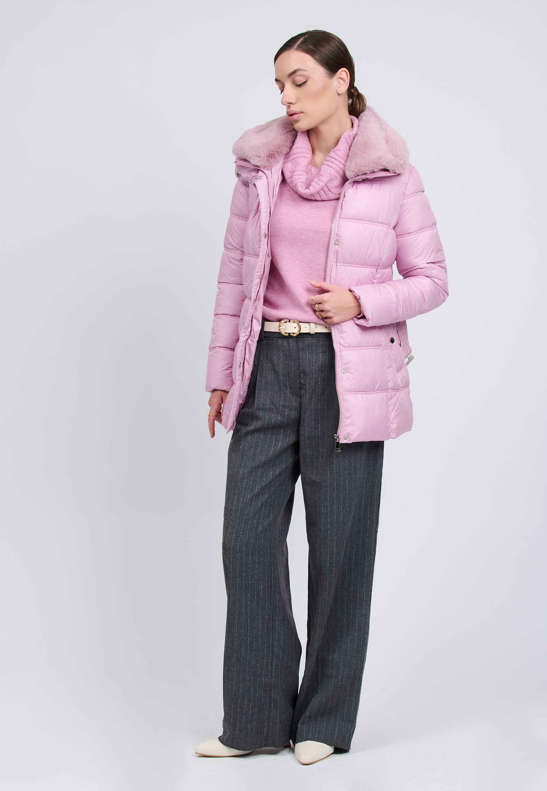 PADDED JACKET Lilac Pink 04N9119