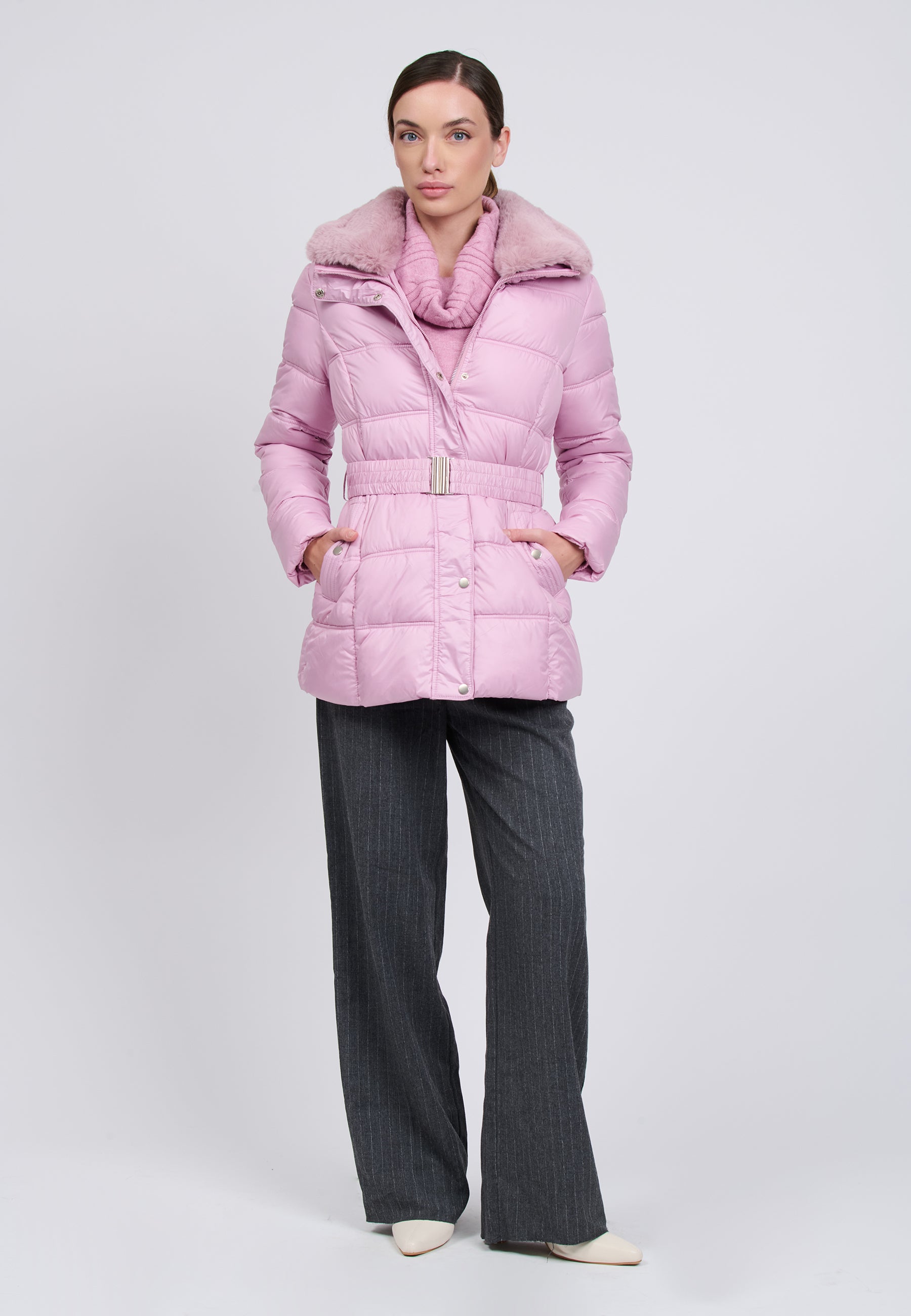 PADDED JACKET Lilac Pink 04N9119