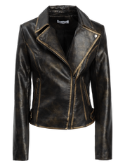FAUX LEATHER JACKET 04N997