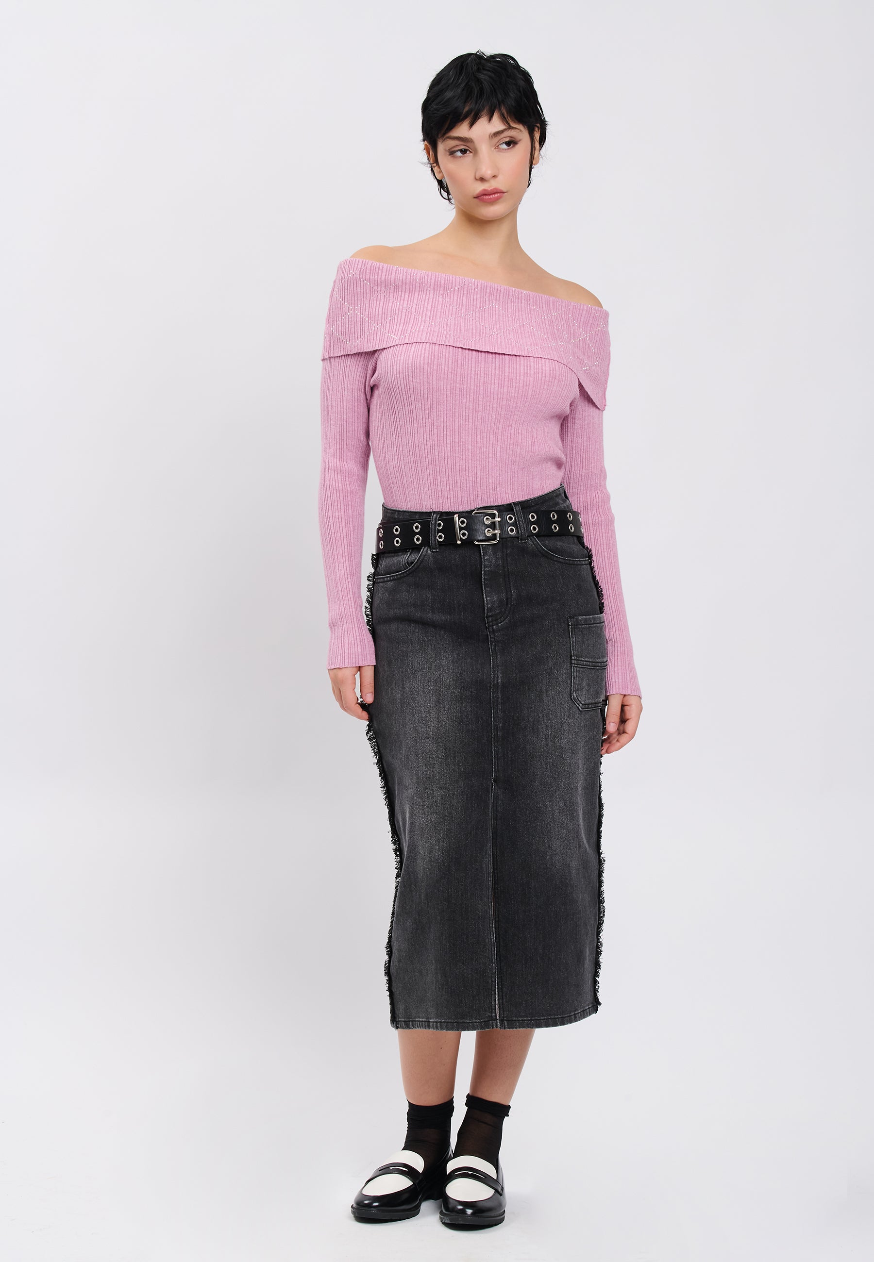 DENIM SKIRT 04P109