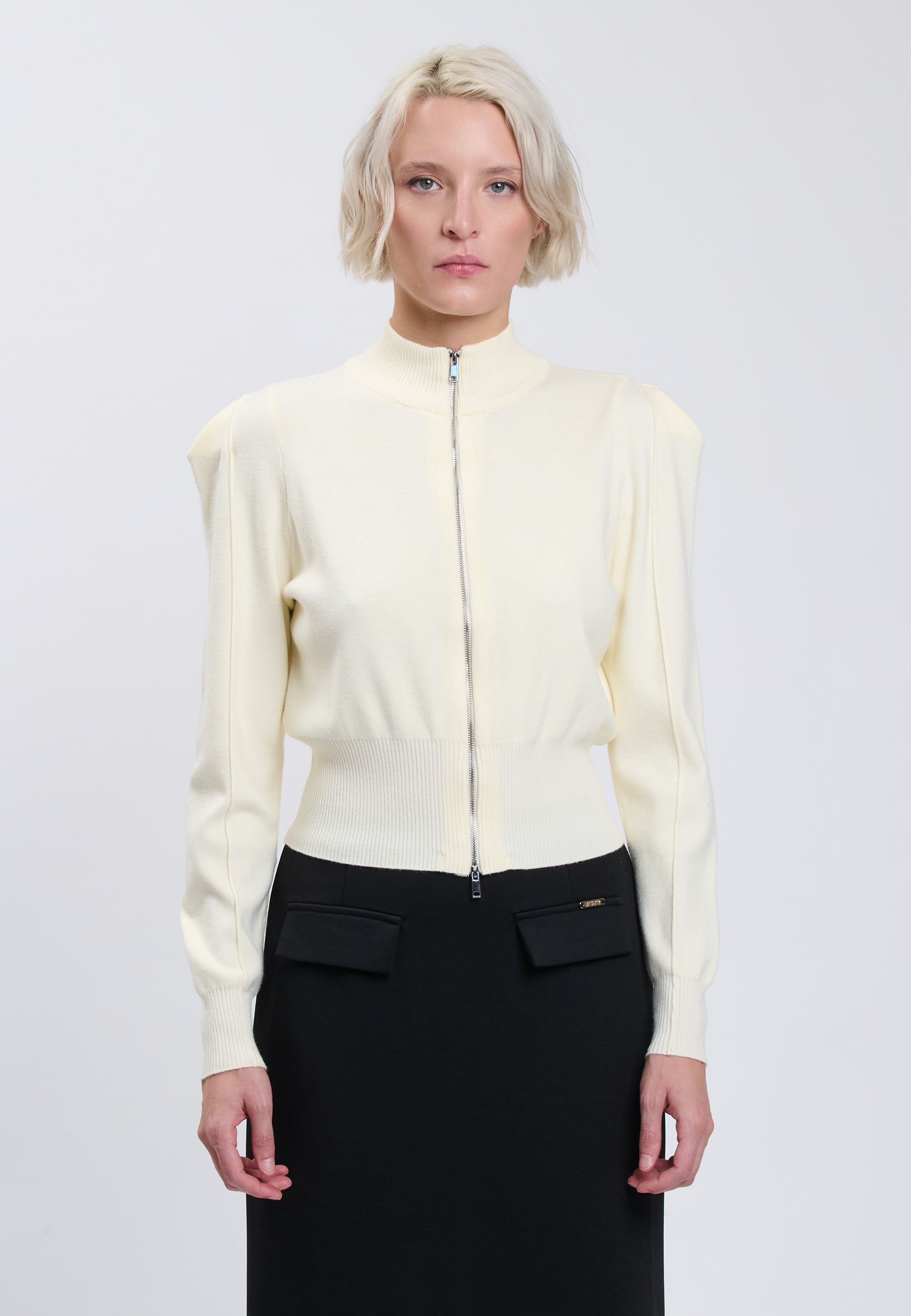 CARDIGAN Ivory 04Q10119