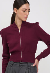 CARDIGAN Plum 04Q10119