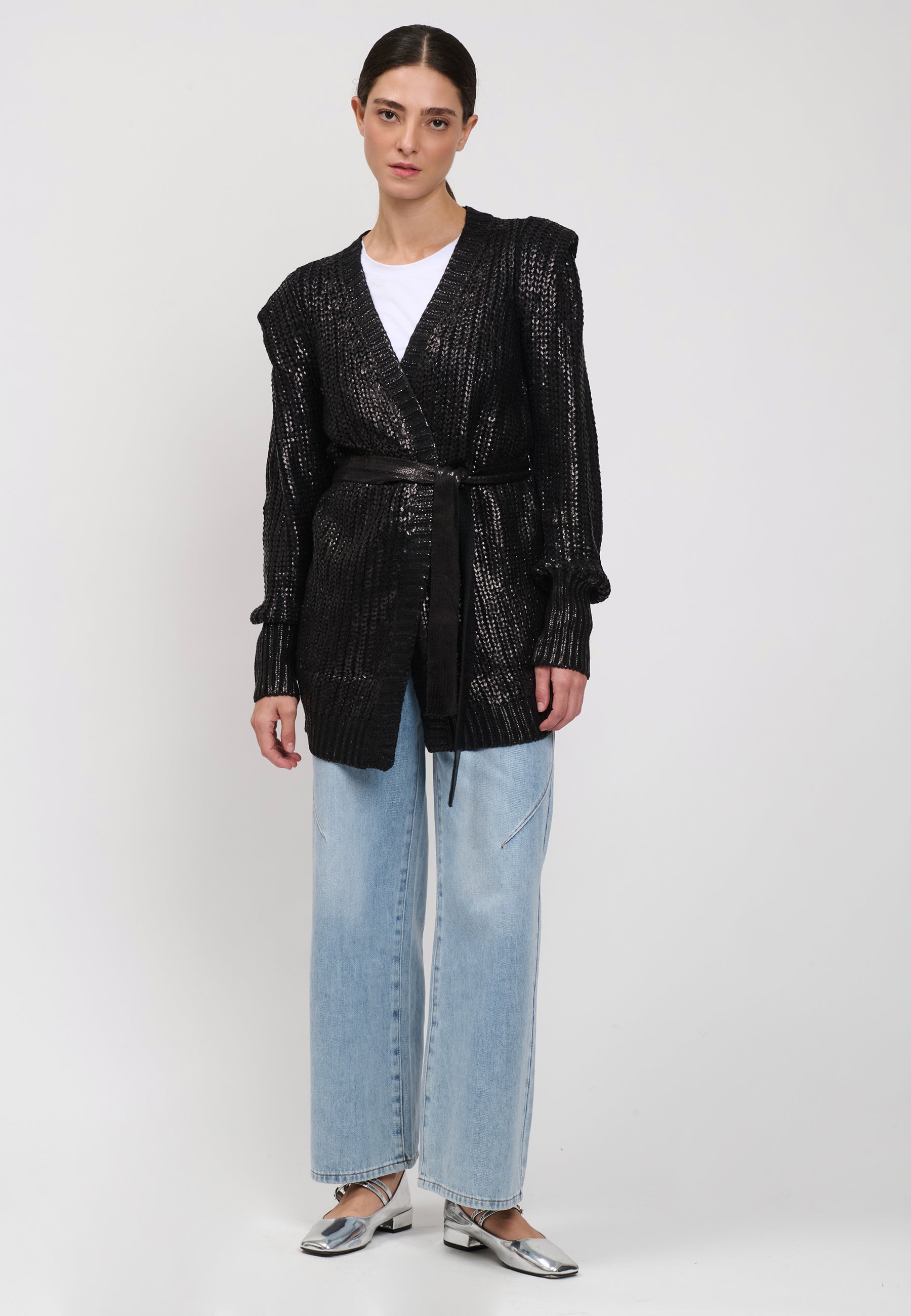 CARDIGAN Black/Black 04V073