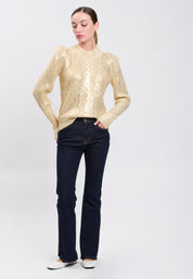 PULL Ivory/Gold 04V074