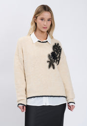 PULL Ivory/Black 04V078