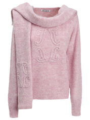 PULL + KNITTED SCARF 04V080