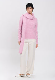 PULL + KNITTED SCARF 04V080