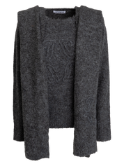 PULL + KNITTED SCARF 04V080