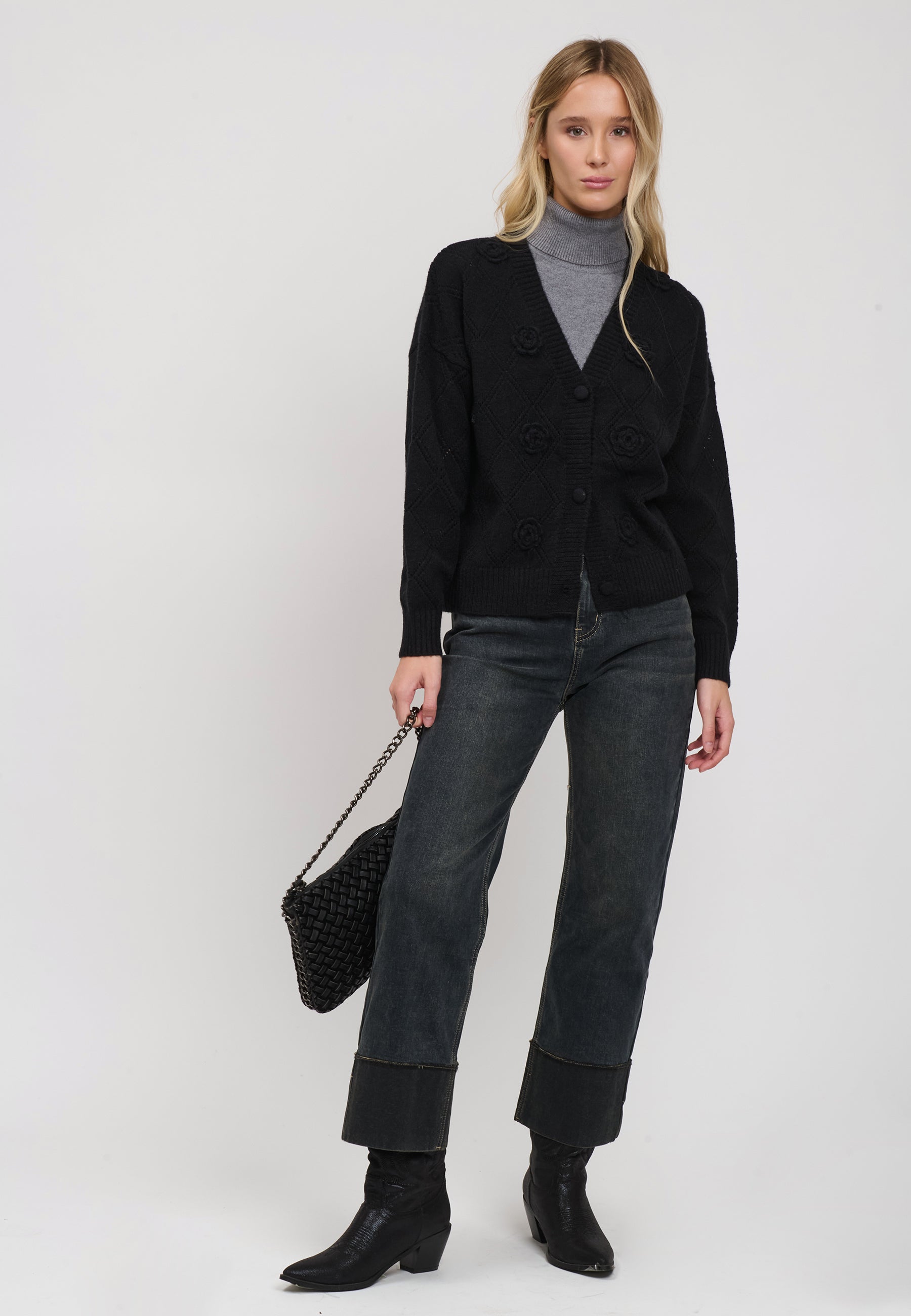 CARDIGAN Black 04V086