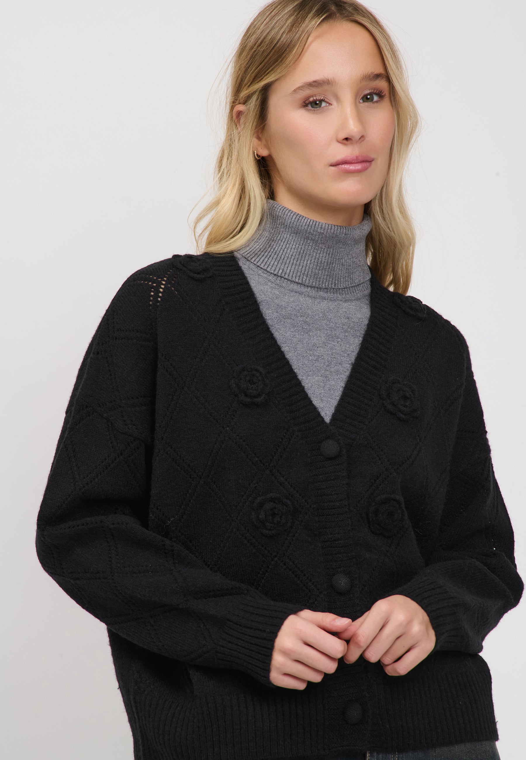 CARDIGAN Black 04V086