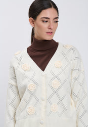CARDIGAN Ivory 04V086