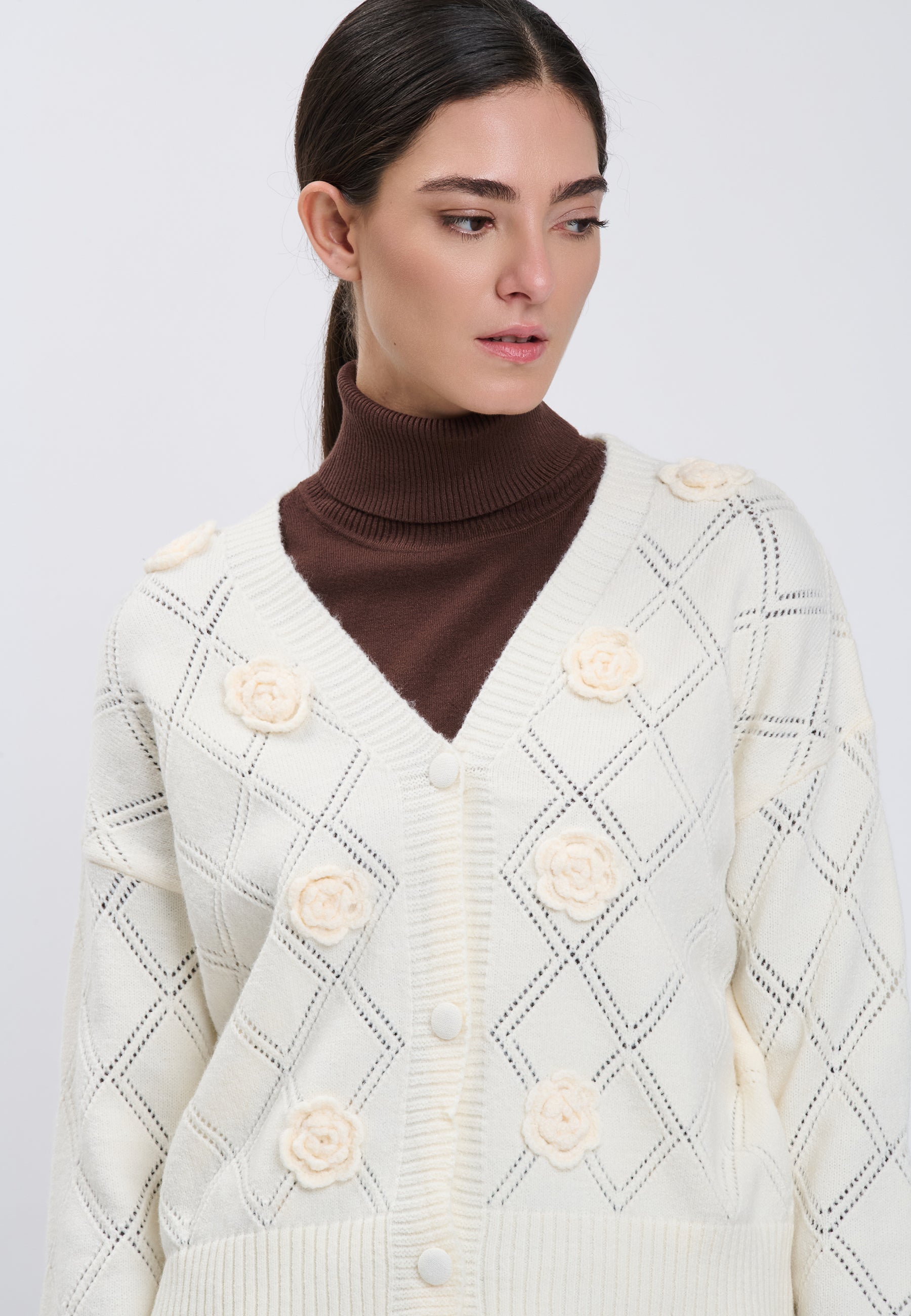 CARDIGAN Ivory 04V086