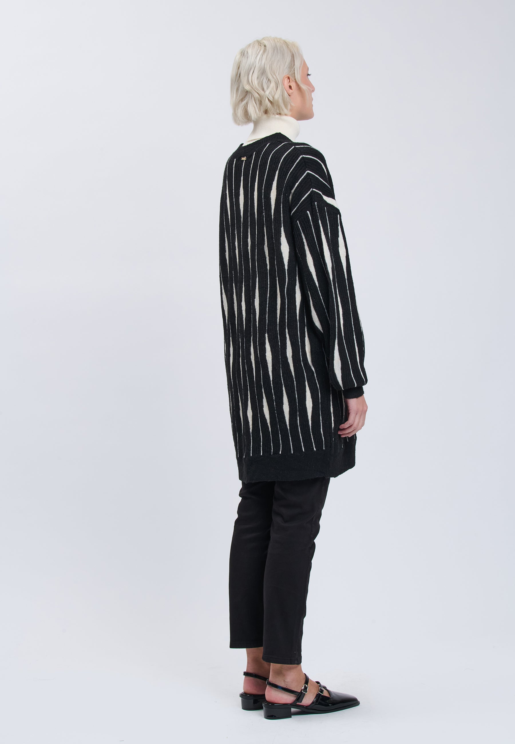 CARDIGAN Black/Ivory 04Y147