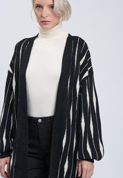 CARDIGAN Black/Ivory 04Y147