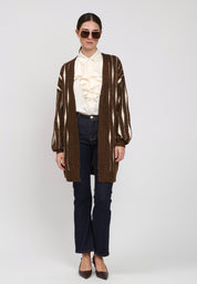 CARDIGAN Brown/Ivory 04Y147
