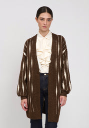 CARDIGAN Brown/Ivory 04Y147