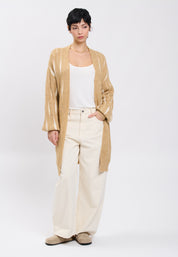 CARDIGAN Camel/Ivory 04Y147