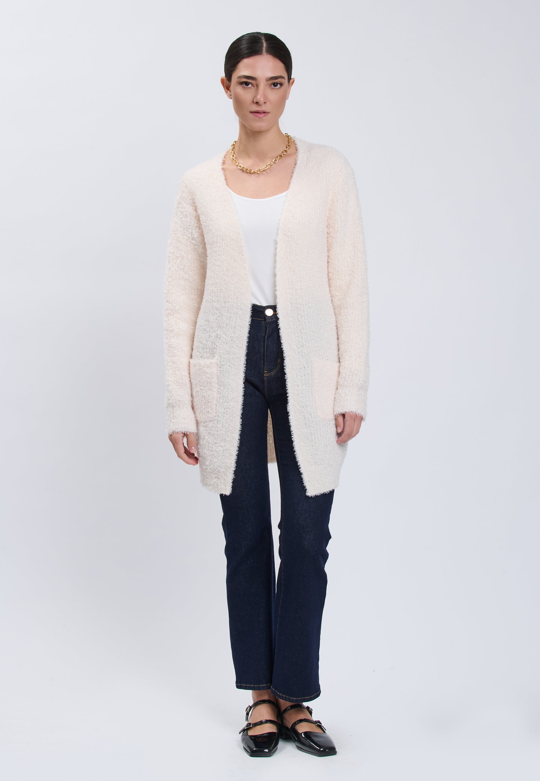 CARDIGAN Ivory 04Y150