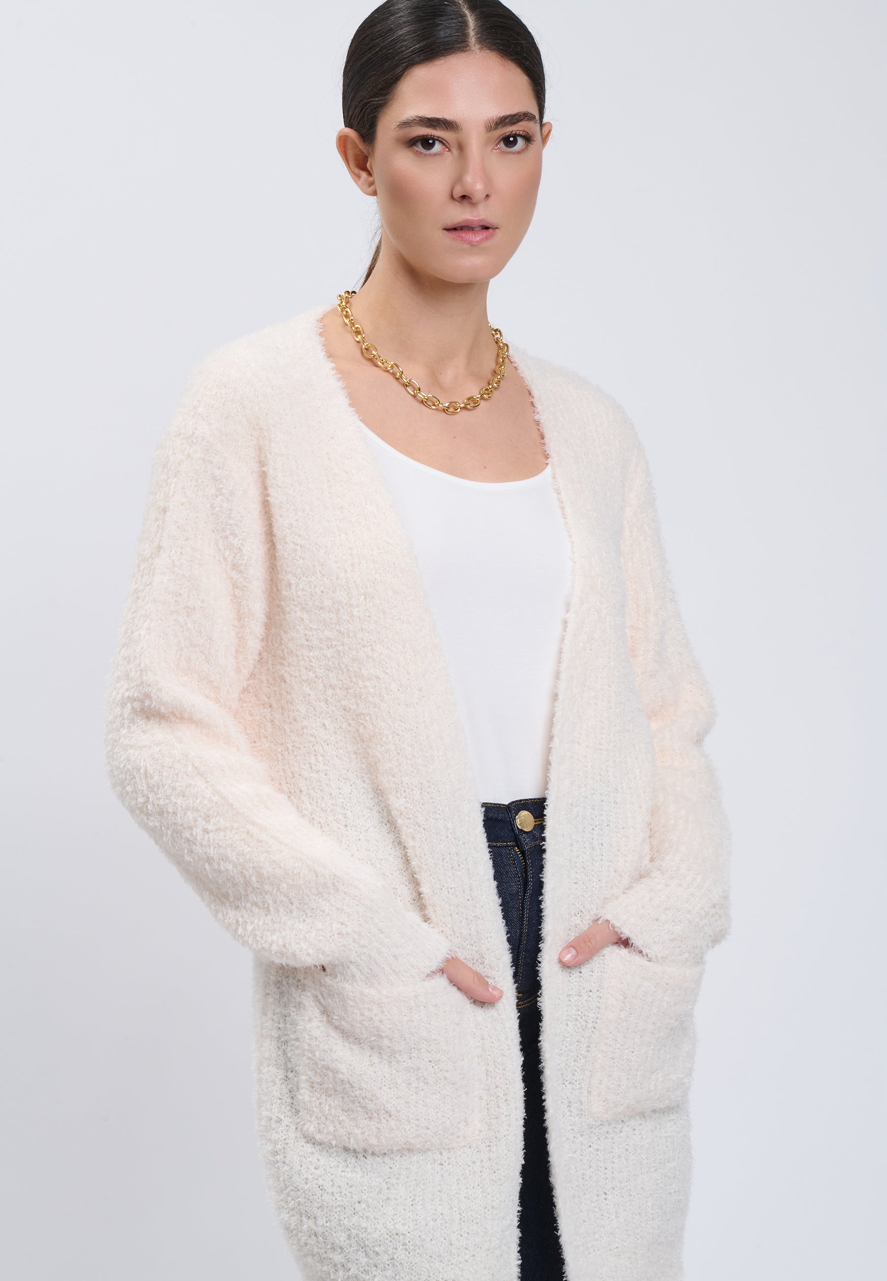CARDIGAN Ivory 04Y150