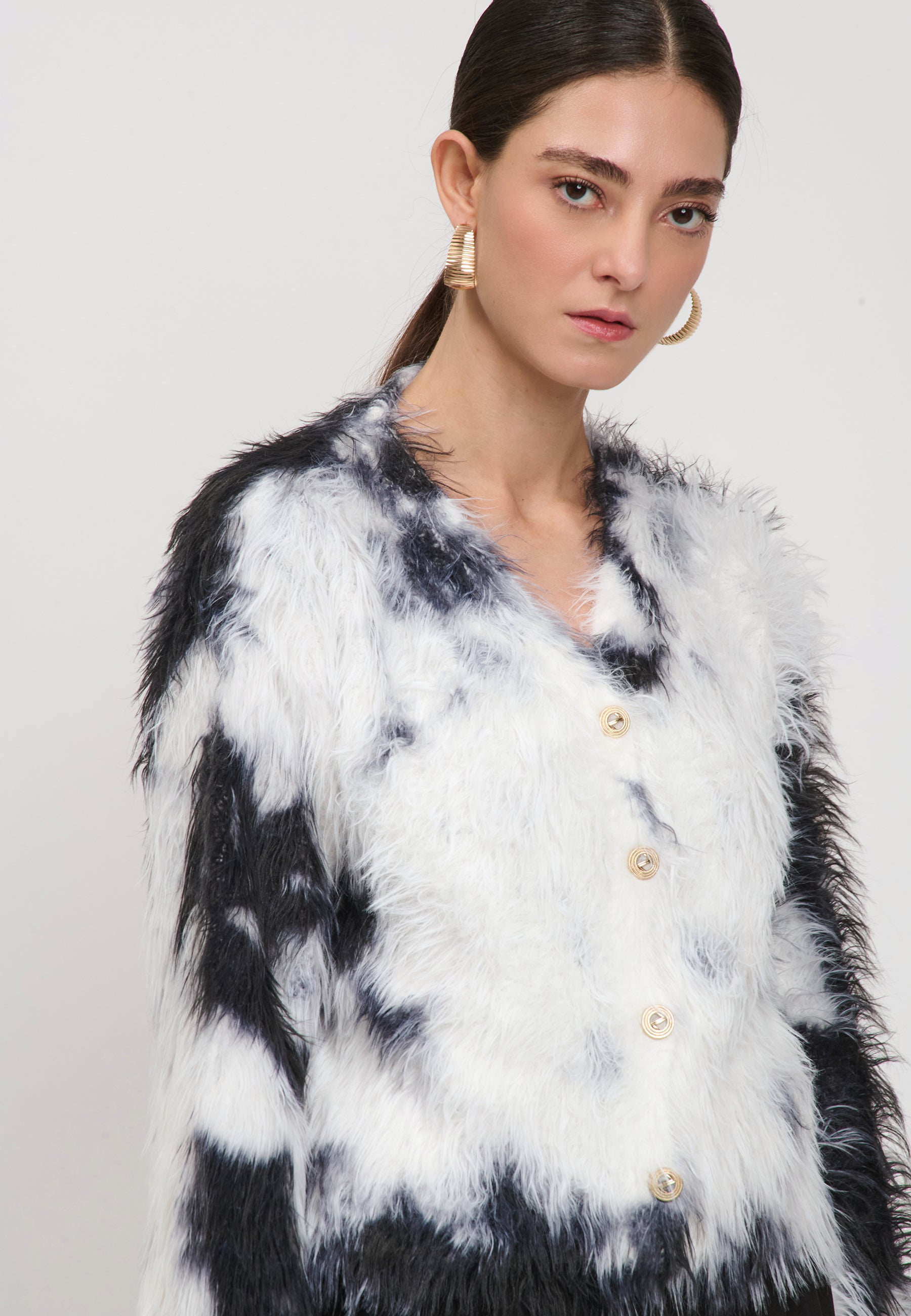 CARDIGAN Black/Ivory 04Y152