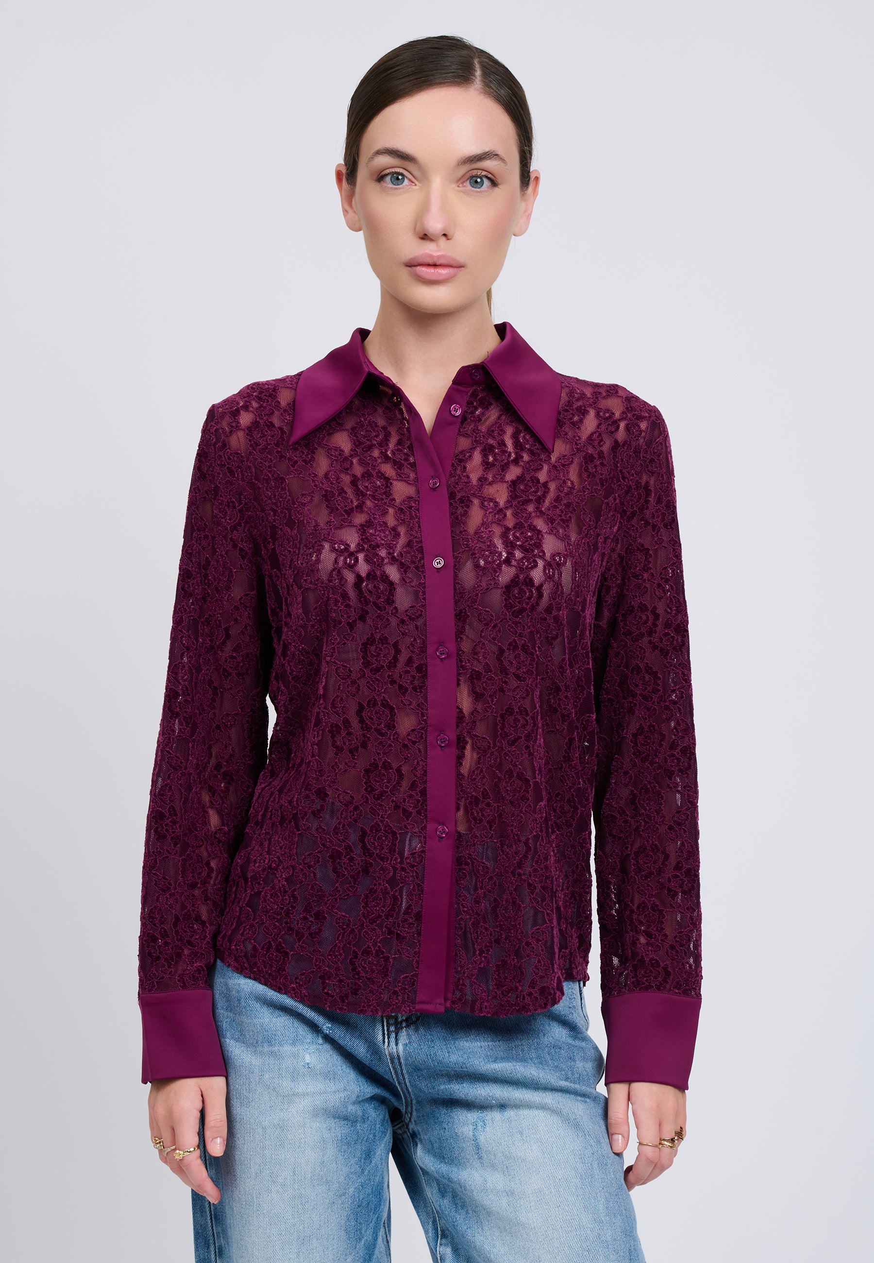 SHIRT Plum 04Y155
