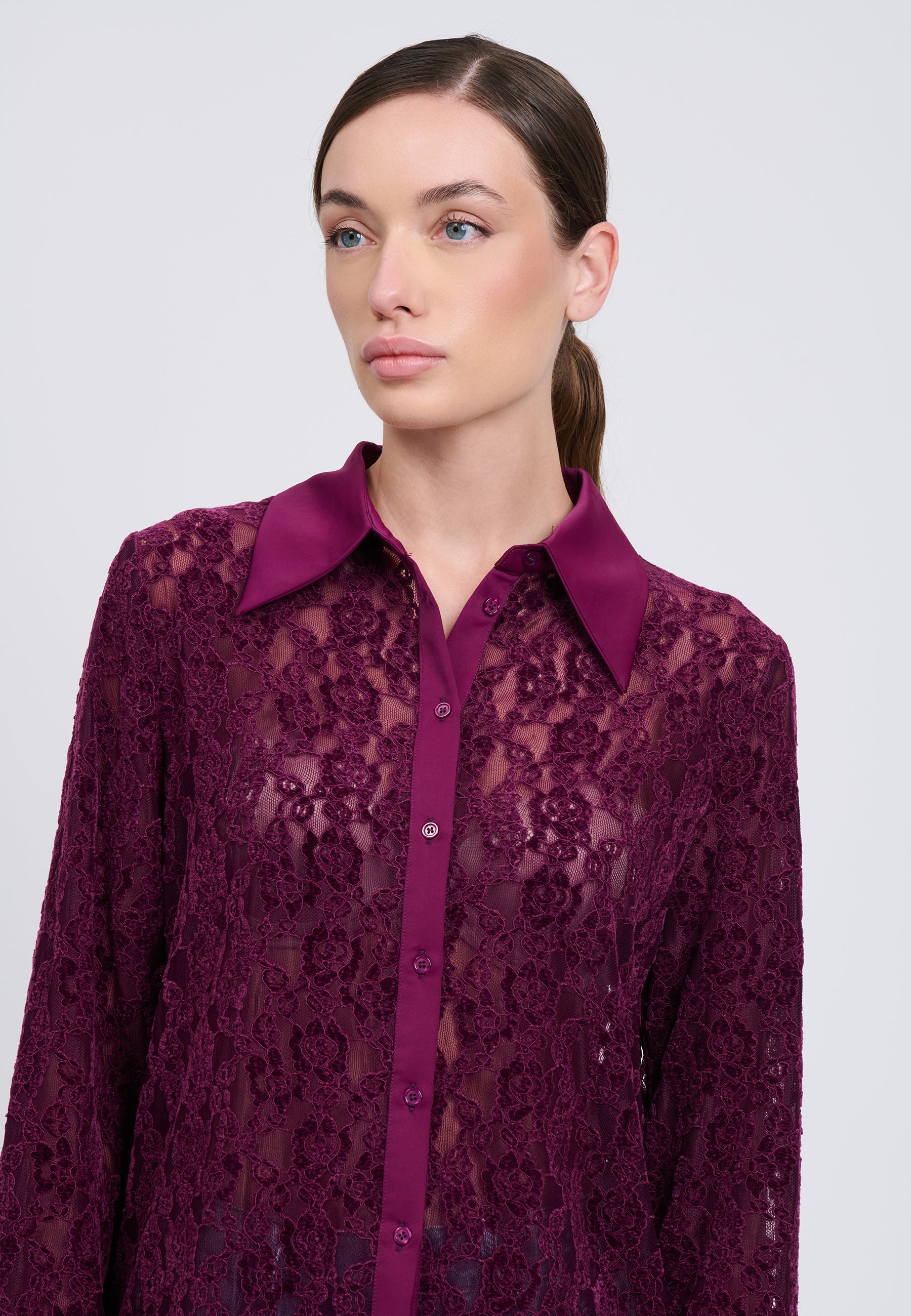 SHIRT Plum 04Y155