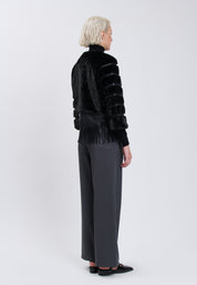 FAUX FUR JACKET Black 04Z3652