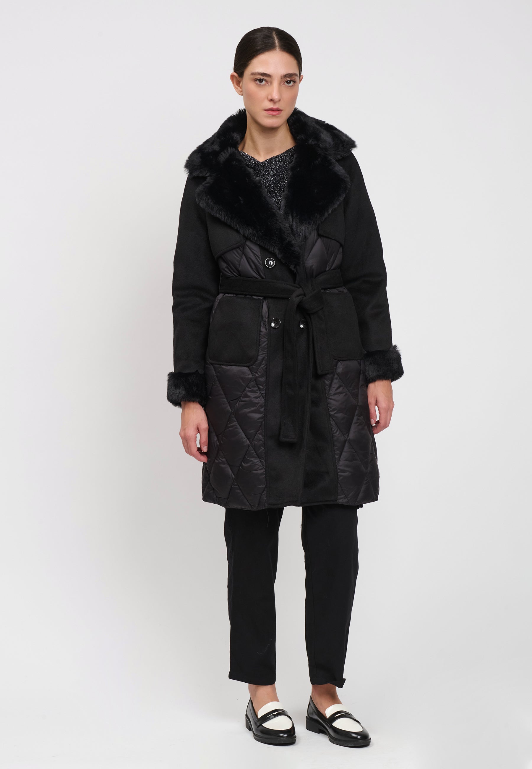 PADDED JACKET Black 04Z3662