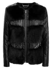 FAUX LEATHER JACKET 04Z3666