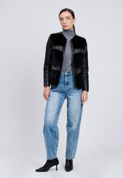 FAUX LEATHER JACKET 04Z3666