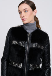 FAUX LEATHER JACKET 04Z3666