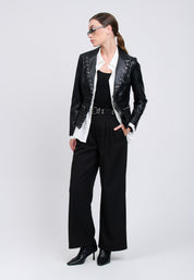 FAUX LEATHER JACKET Black 04Z3670