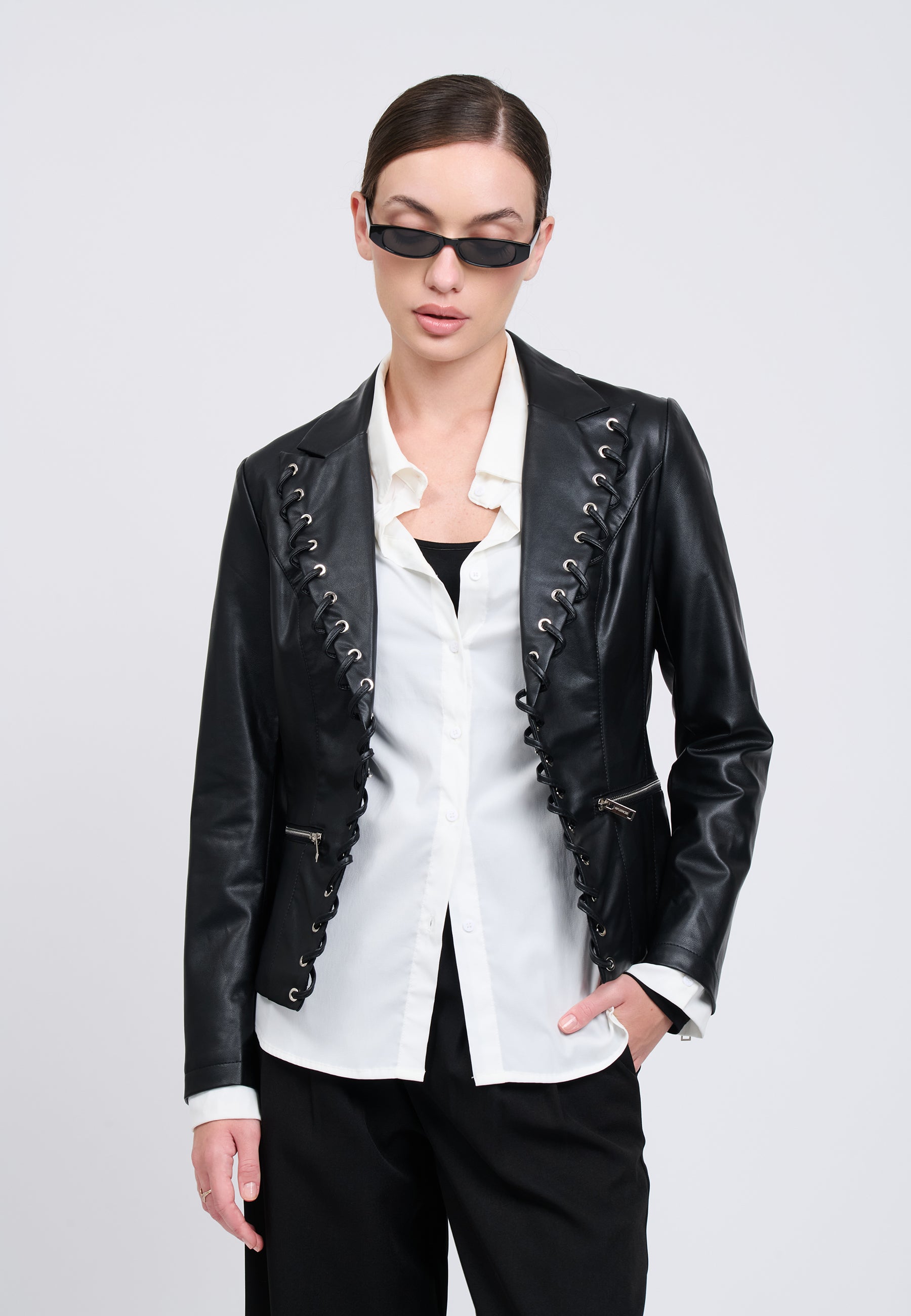 FAUX LEATHER JACKET 04Z3670