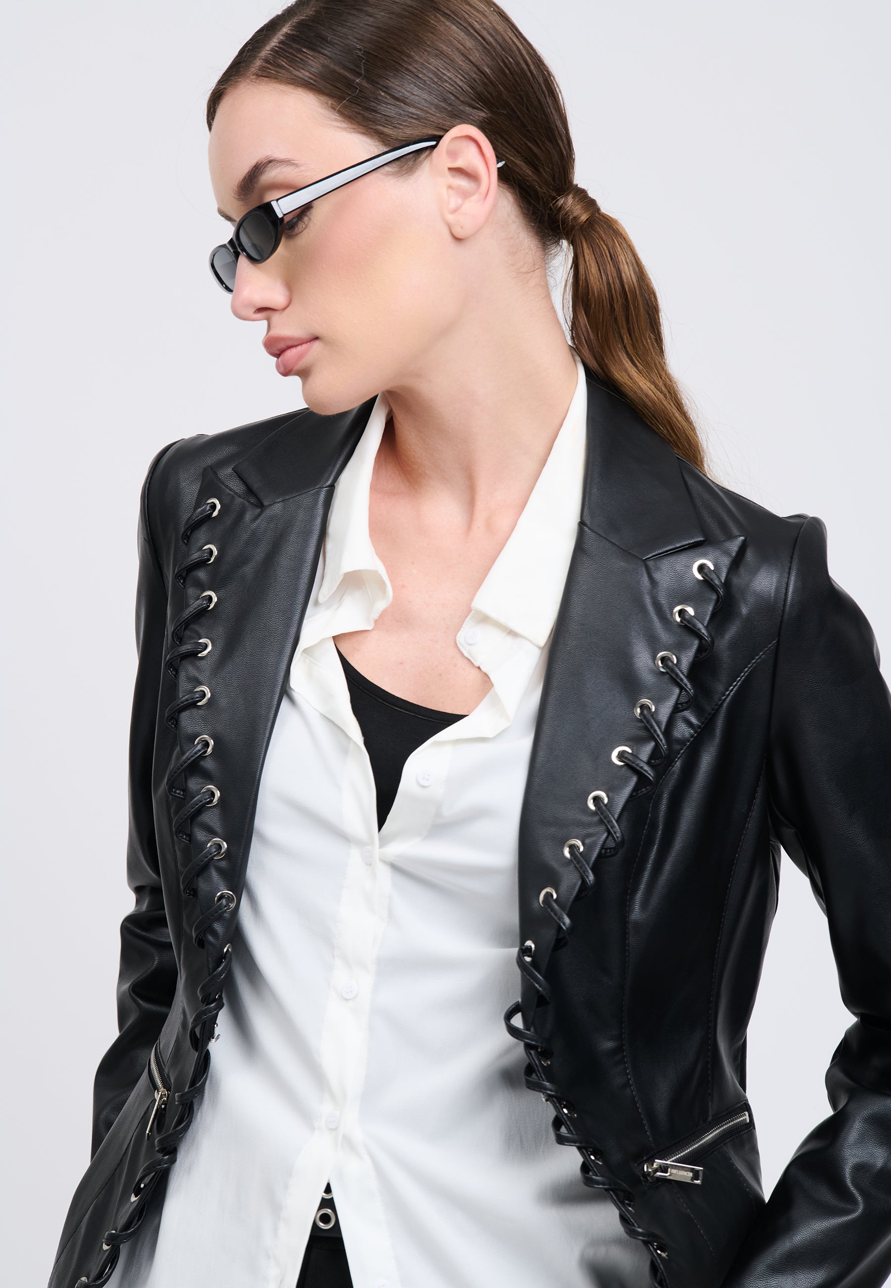 FAUX LEATHER JACKET 04Z3670