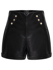 FAUX LEATHER SHORTS 04Z3758