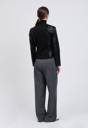 FAUX LEATHER JACKET Black 04Z3818