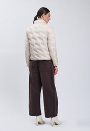 PADDED JACKET Ivory 04Z3861
