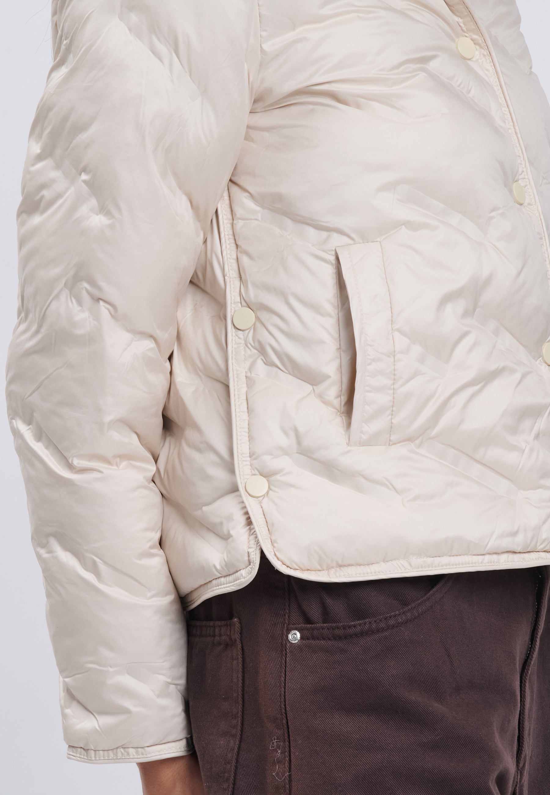PADDED JACKET Ivory 04Z3861